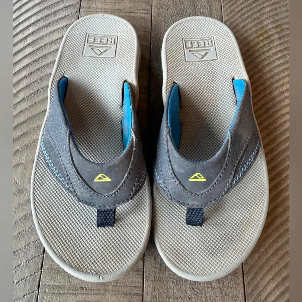 Reef Fanning Flip Flop Sandals Kids Size 4/5